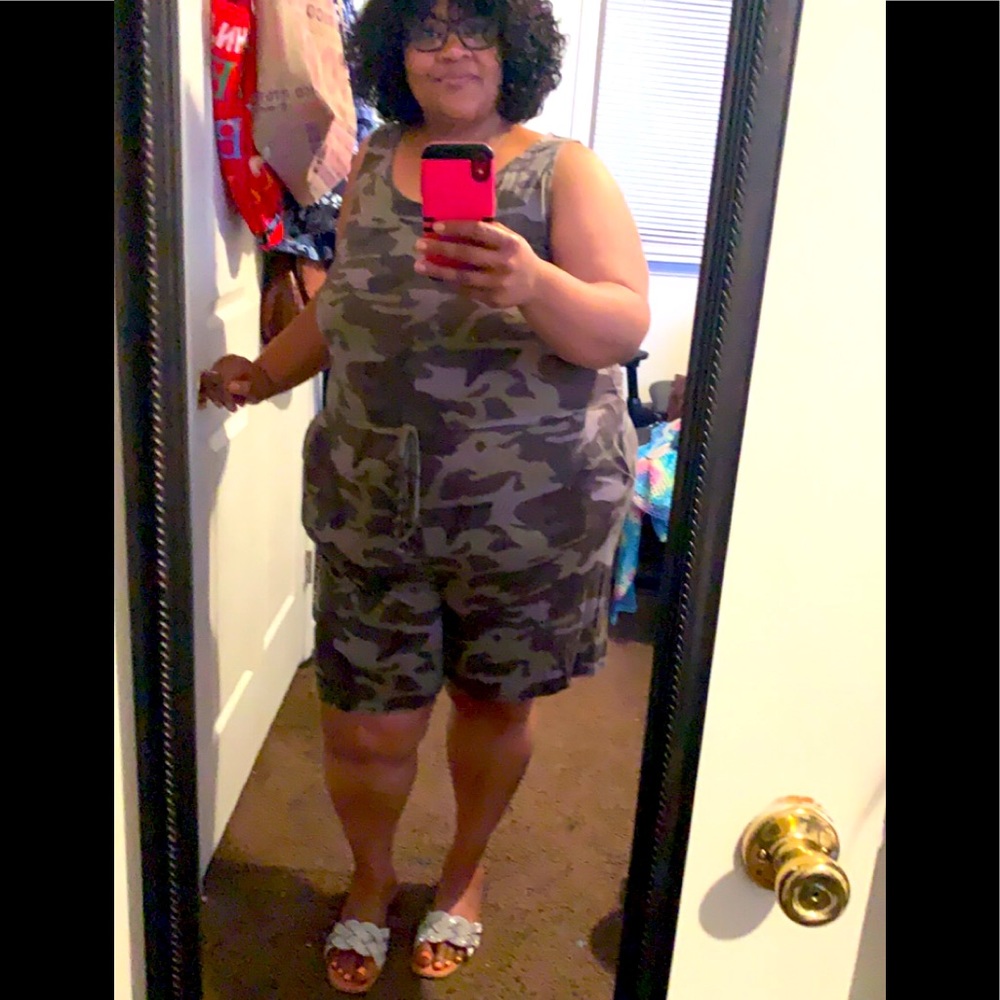 Camouflage romper size 3x